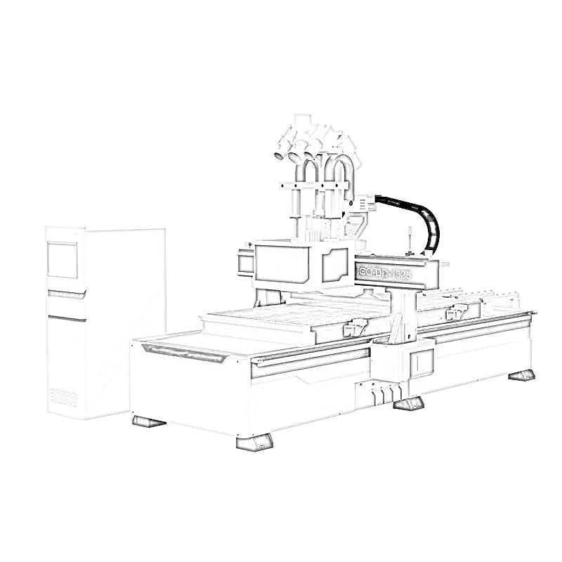 CNC Machine Door Making Machine