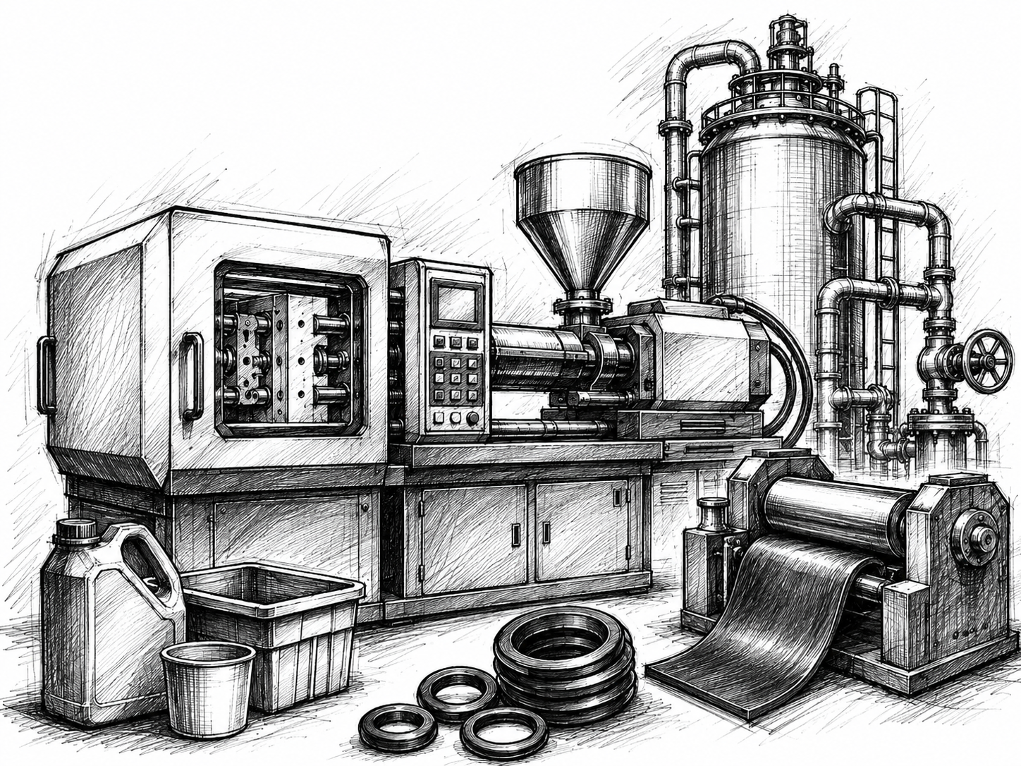 Plastics & Rubber & Chemical Machinery