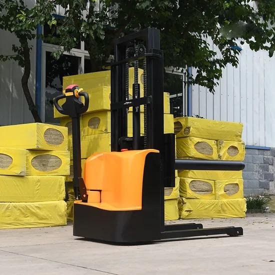 High Efficiency Loadable Pallet Jack Stacker Forklift Truck Dolly Lift with Customized Cylindrical Single Fork