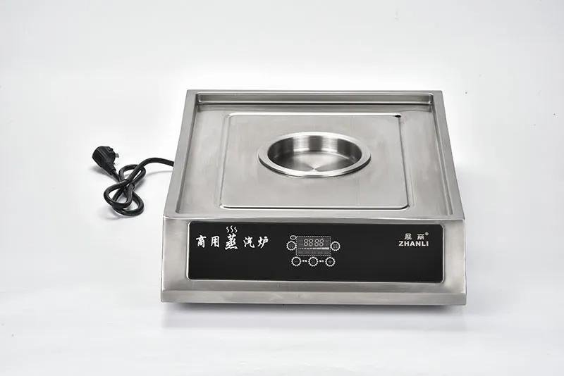 Steaming Buns Machine Electric Desktop Stainless Steel Heat Food Commercial Steamer Furnace