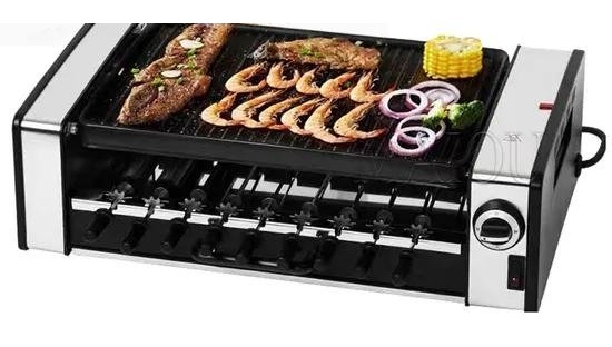 Double Layer Smokeless Electric Baking Oven with Automatic Rotating Skewer Machine Multifunctional Electric Grills