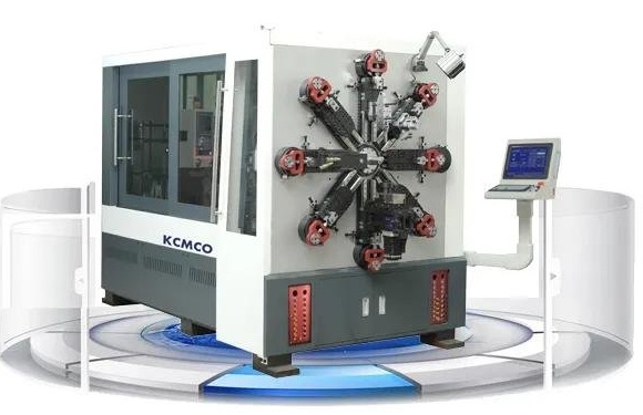 KCT-1220WZ 12 Axis 2.0mm CNC Spring Machine Supplier for fishing hook machinery