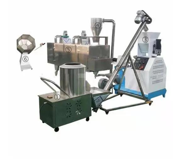 Fully Automatic High Efficiency Lower Energy Consumption Dog Food Machine Floating Fish Feed Production Line