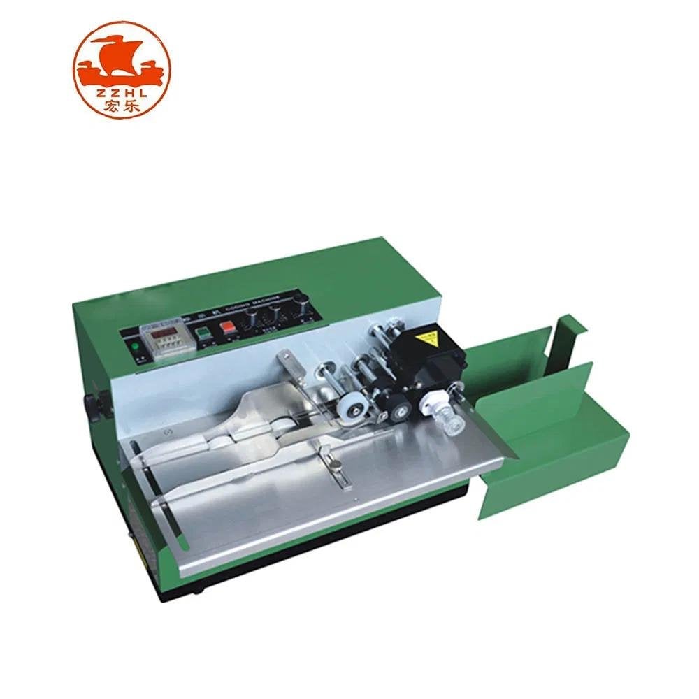 Semi Automatic Standard Spray Continuous Manual Card Label Batch Expiry Date Solid Ink Coding Machine