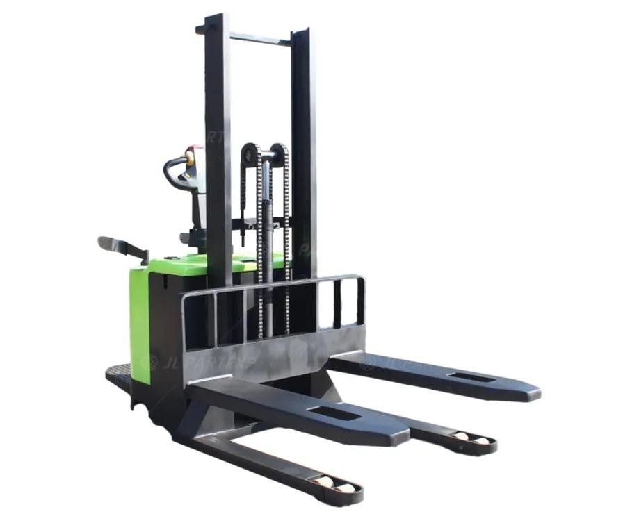 1t 1.5t 2t Semi Electric Hydraulic Lifting Forklift Automatic Stacker Cart