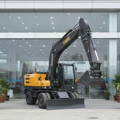 Powerful 15000kg Wheel Excavator for Industrial Construction Tasks