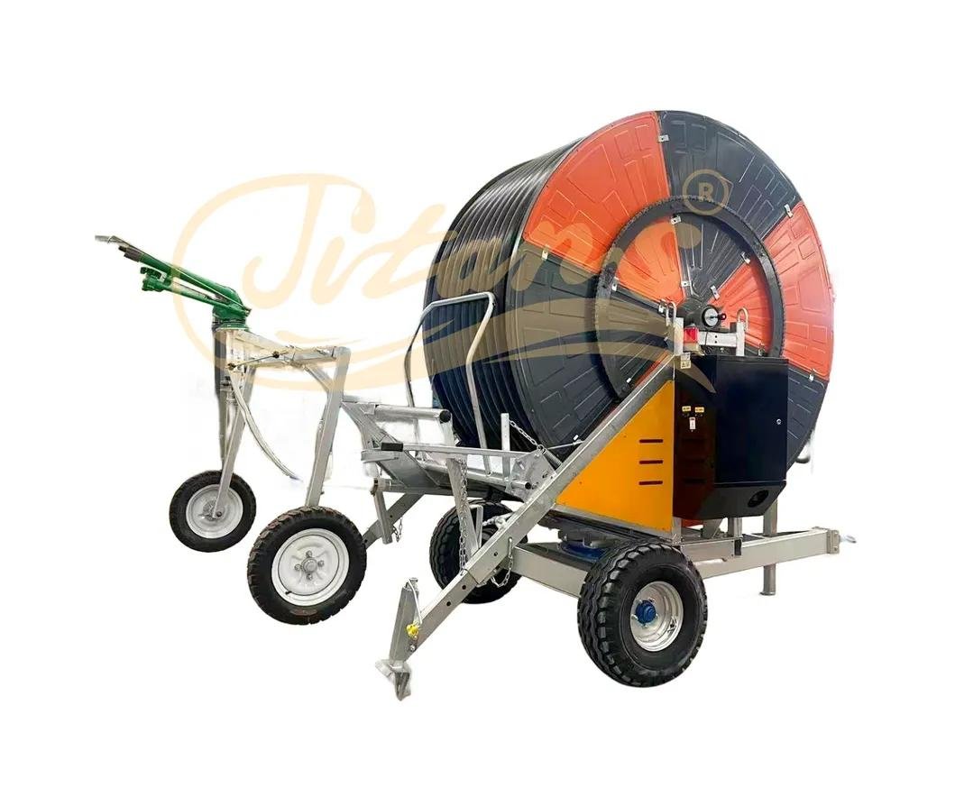 Titans Hose Reel Farm Irrigation System High Pressure Agricultural Sprinkler Irrigation System for Large Scale Farm Watering