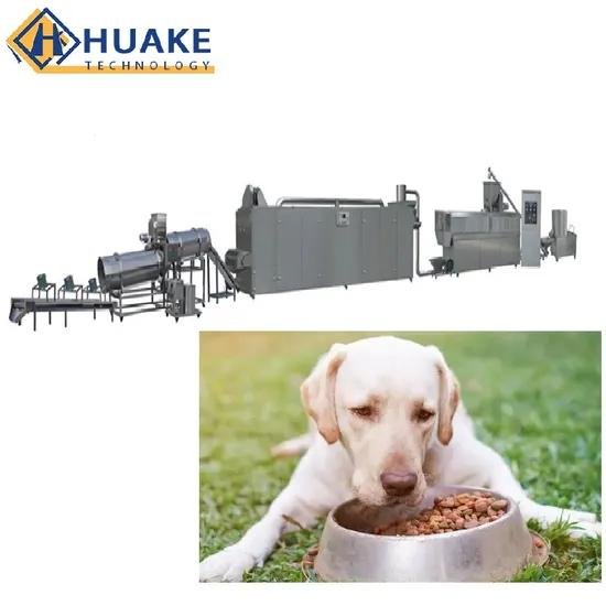 Pet Food Machine Twin Screw Animal Dog Food Extruder Production Line