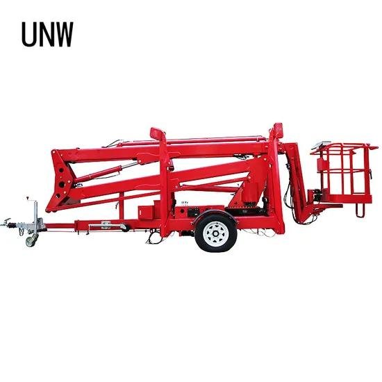 300kg Man Basket Electric Aerial Work Lift Platform Towable Articulated Boom Lifts