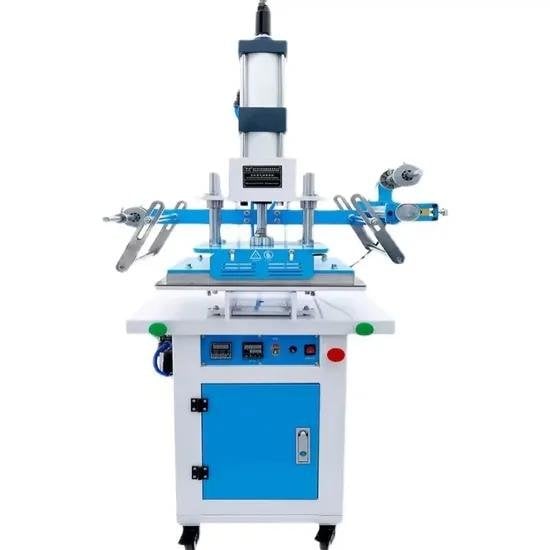 Hot Stamping Machine Automatic Paper Receiving Plastic Box Logo Branding