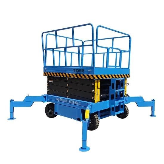 Tder 4m 10m 12m 14maluminum Alloy Scaffolding Lifter for Warehouse