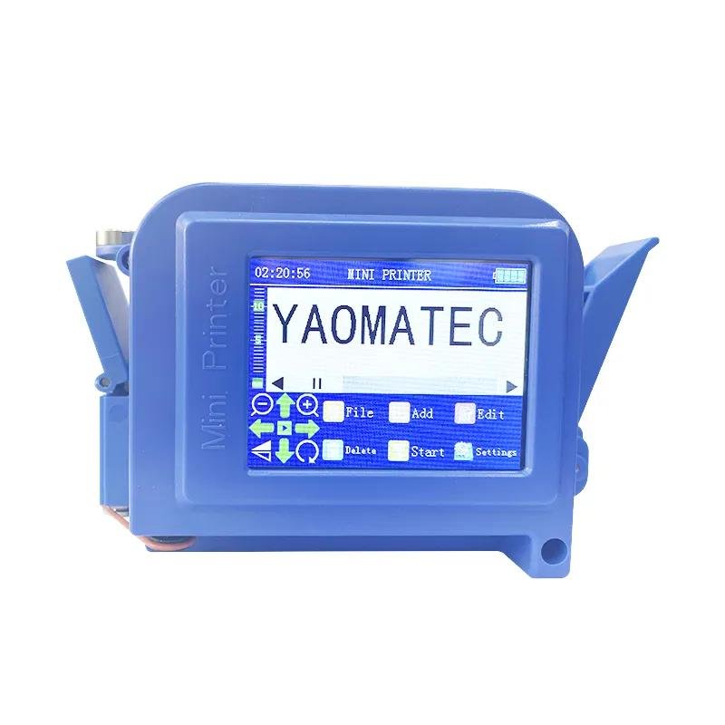 Yaomatec Mini Portable Label Printer Production Date Batch Number Inkjet Printing Machine