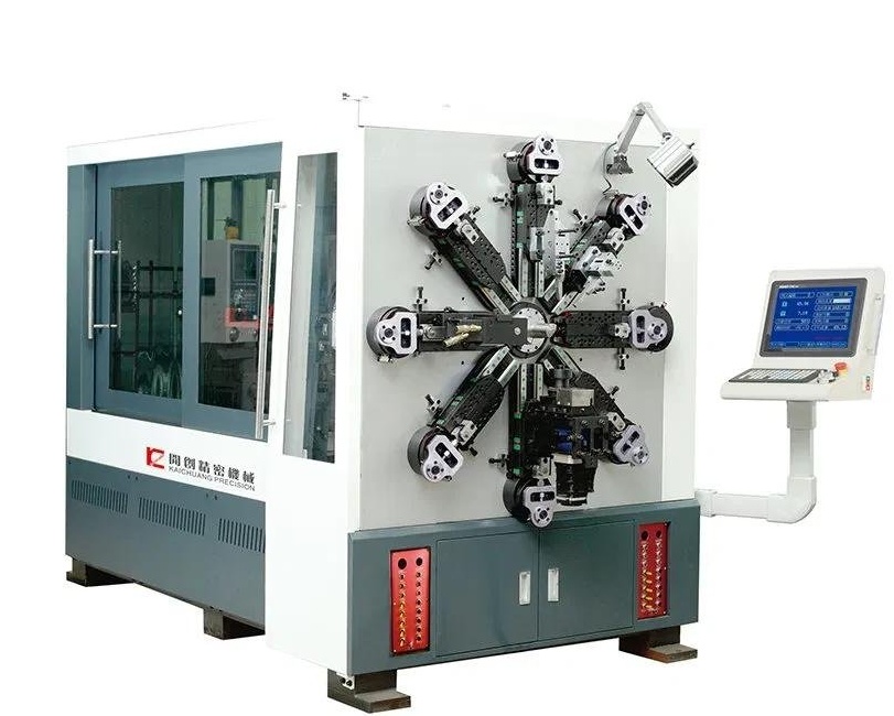 Gas Spring and Disc Spring KCT-8C 2 Axis 0.15 to 0.8mm Spring Making Machine for Airbag Clock Spring