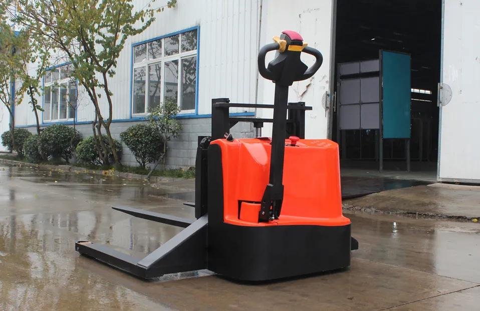 CE ISO Pedestrian Electric Straddle Legs Stacker with Lead Acid Battery Lithium Forklift Pallet Truck Reach Forklift