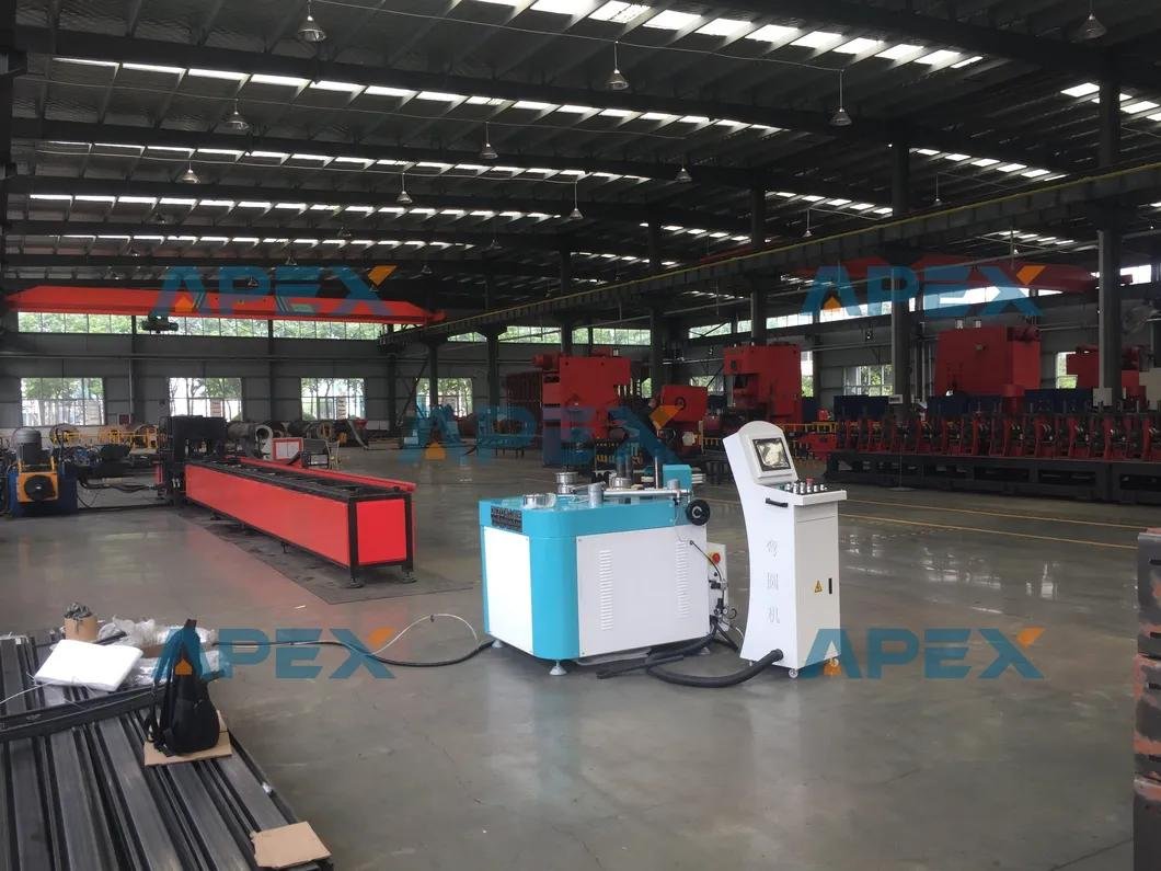 Big Power CNC Hydraulic Copper Aluminum Pipe and Tube Fall Automatic 3-Axis Steel Bar Channel Bending Machine