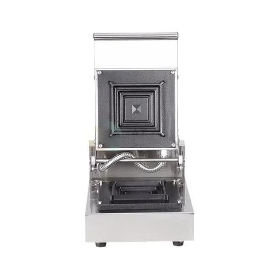 Single Head Commercial Electric Panini Toaster Pocket Bread Square Sandwich Waffle Maker