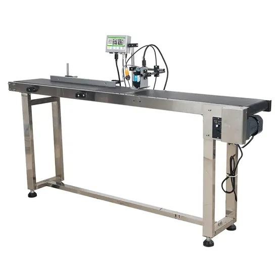 Tij Expiry Date Batch Lot Number Code Online Inkjet Printer Automatic Ink Spray Inkjet Coding Machine