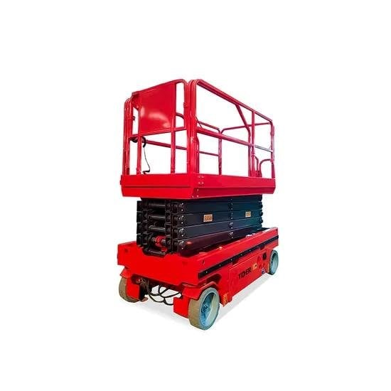 Tder 10m 12m Aerial Work Platform Electric Self-Propelled Wheeled Scissor Lift