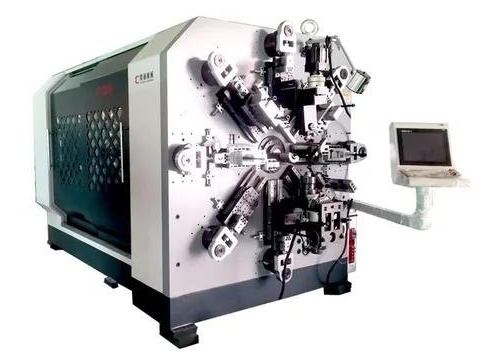 KCMCO-KCT-1280WZ 8.0mm CNC Versatile Compression/ Tension/ Torsion Spring Forming Machine for Camless Metal Suspension Spring Making Machine