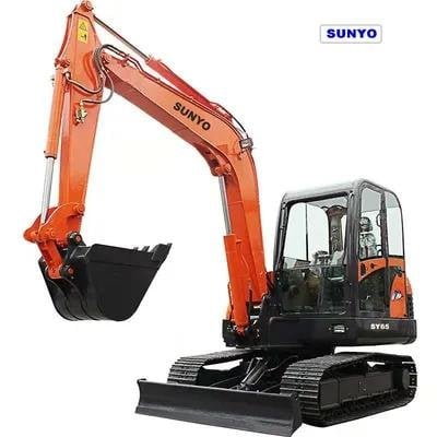 Sunyo Sy65 Mini Excavator Is Crawler Excavator- as Backhoe Loaders- Hydraulic Excavator