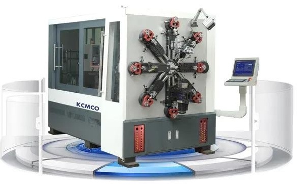 KCMCO Spring Machinery with KCT-1220WZ 12 Axis CNC Bending Machine and Torsion Spring Machine