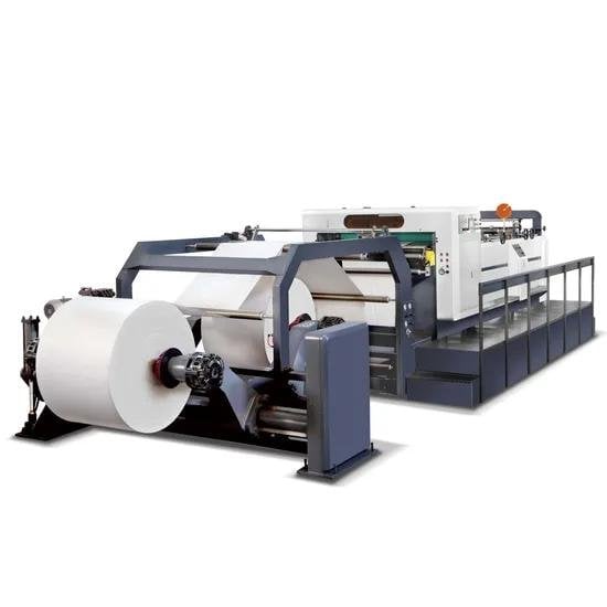 A3 A4 Jumbo Paper Roll to Sheet Cutting Machine with Slitter Knives