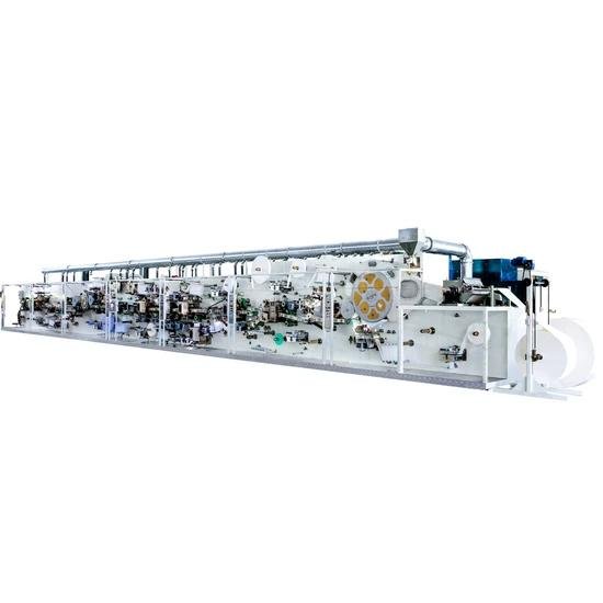 High Speed Full Servo Machines for Manufacturing Baby Diapers- Baby Diaper Making Machine