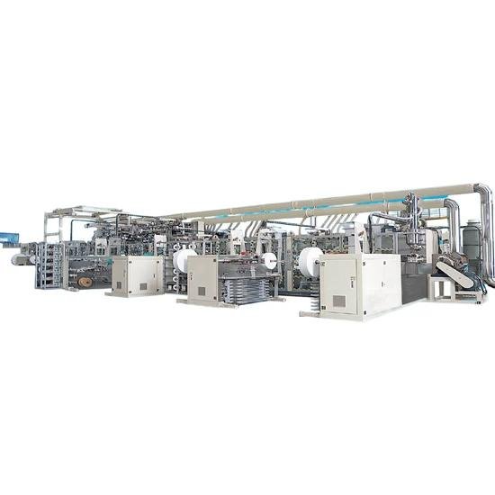 Full Servo Baby Diaper Machine Production Line