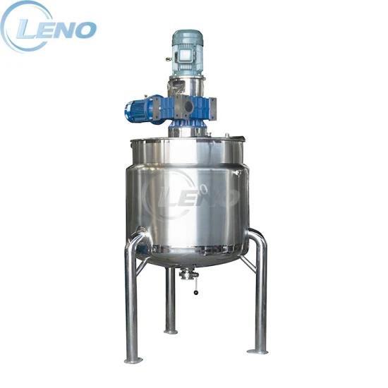 Cosmetic Cream Paste Gas Heating Drum Mixer