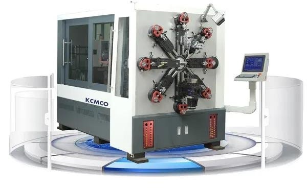 Large Wire Diameter Springs with Stainless Steel Disc Springs 12 Axis KCT-1220WZ cnc wire bending machine