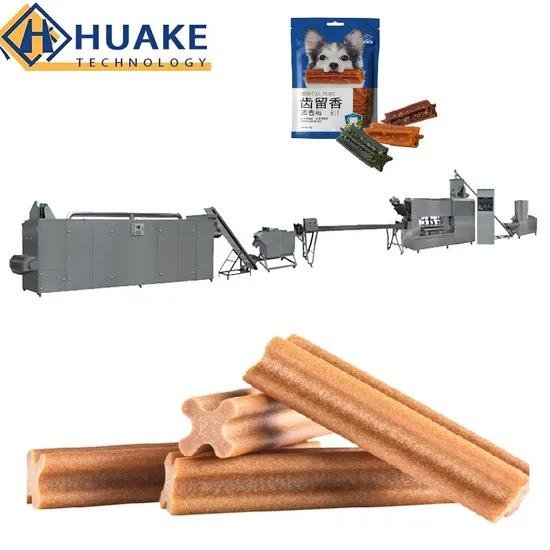 Full Automatic Pet Chews Pet Treats Snacks Making Machine Pet Snacks Bone Production Line