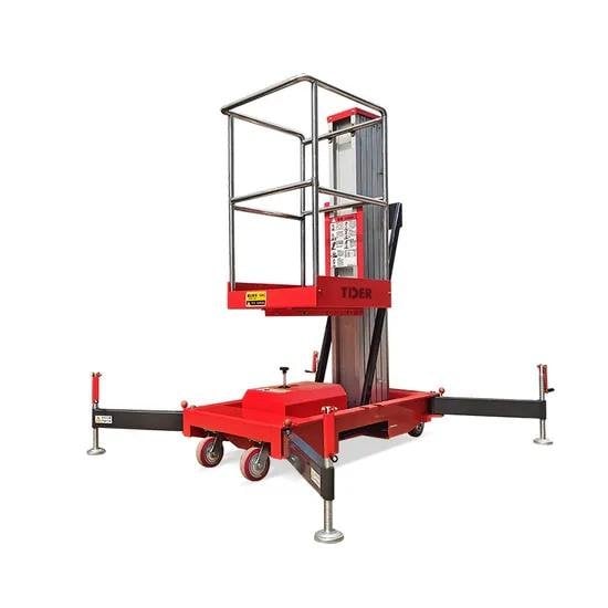 Tder Electric Telescop 6 Meter Elevation Lift Platformfrom Aluminum Alloy