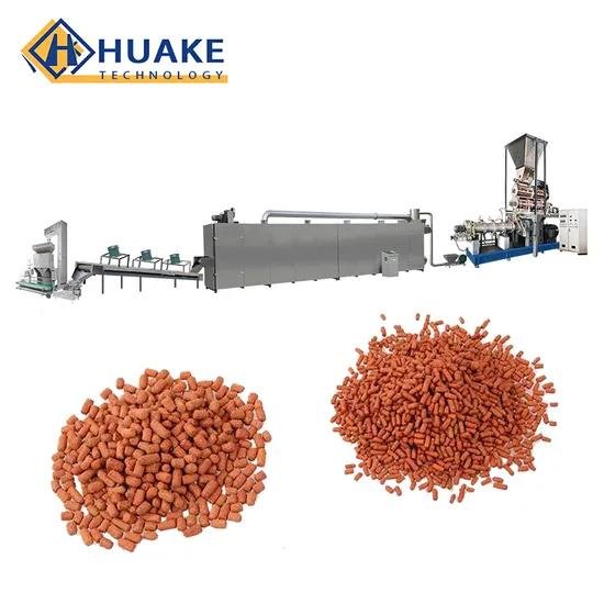 Pet Fish Feed High Temperature Oven Floating Sinking Feed Production Line
