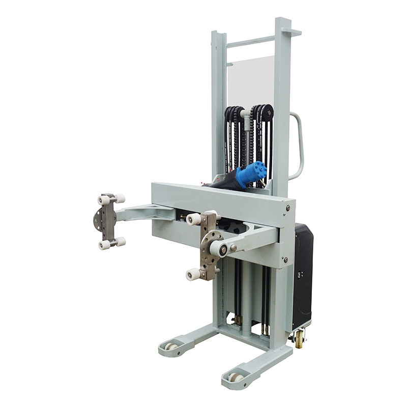 1100 Lbs 62.99 Inch Semi Electric Roll Lifter for Fabric