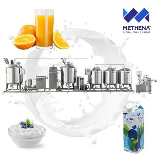 Industrial Small Scale Pasteurized Liquid Egg Greek Yogurt Make Production Line Yoghurt Milk Dairy Process Machine