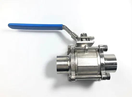 Sanitation Clamping Peumatic 2-Ways Ball Valves with Actuator and Solenoid Valve