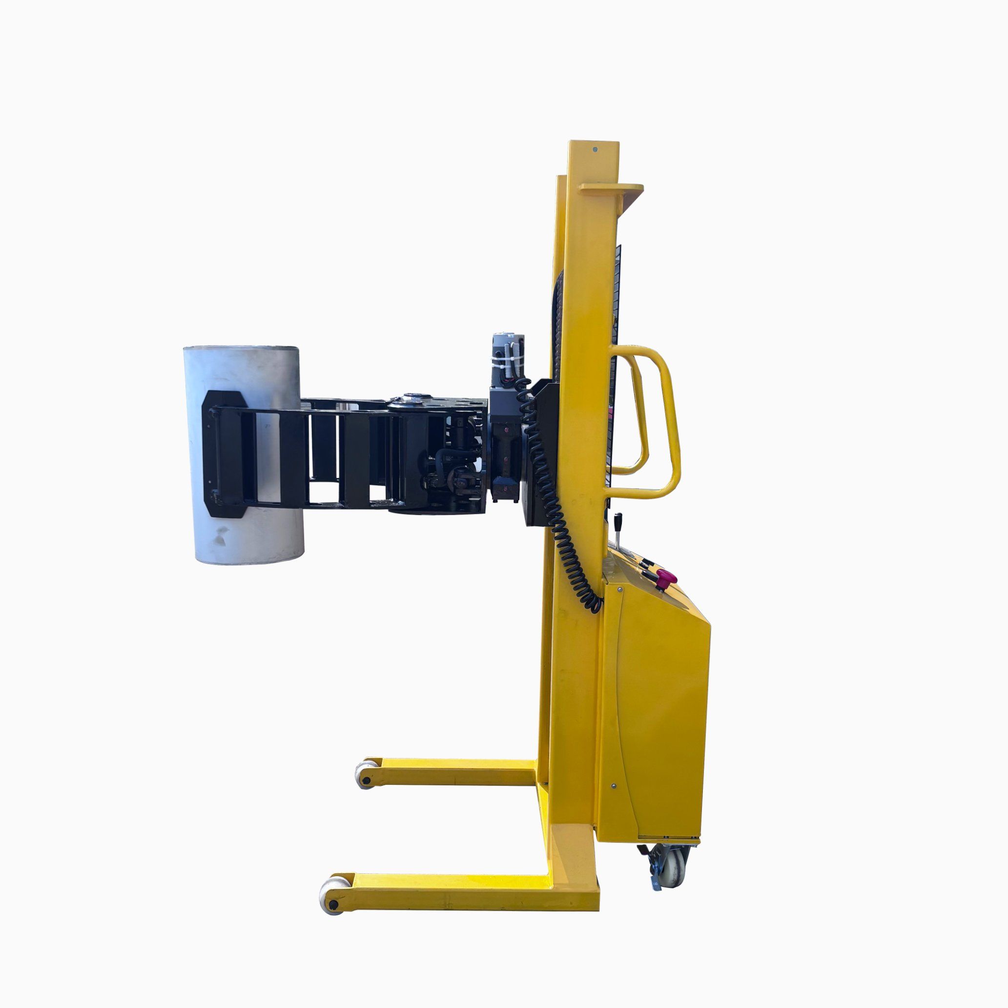 300kg 1600mm Semi Electric Small Roll Lifter with Paper Clamp